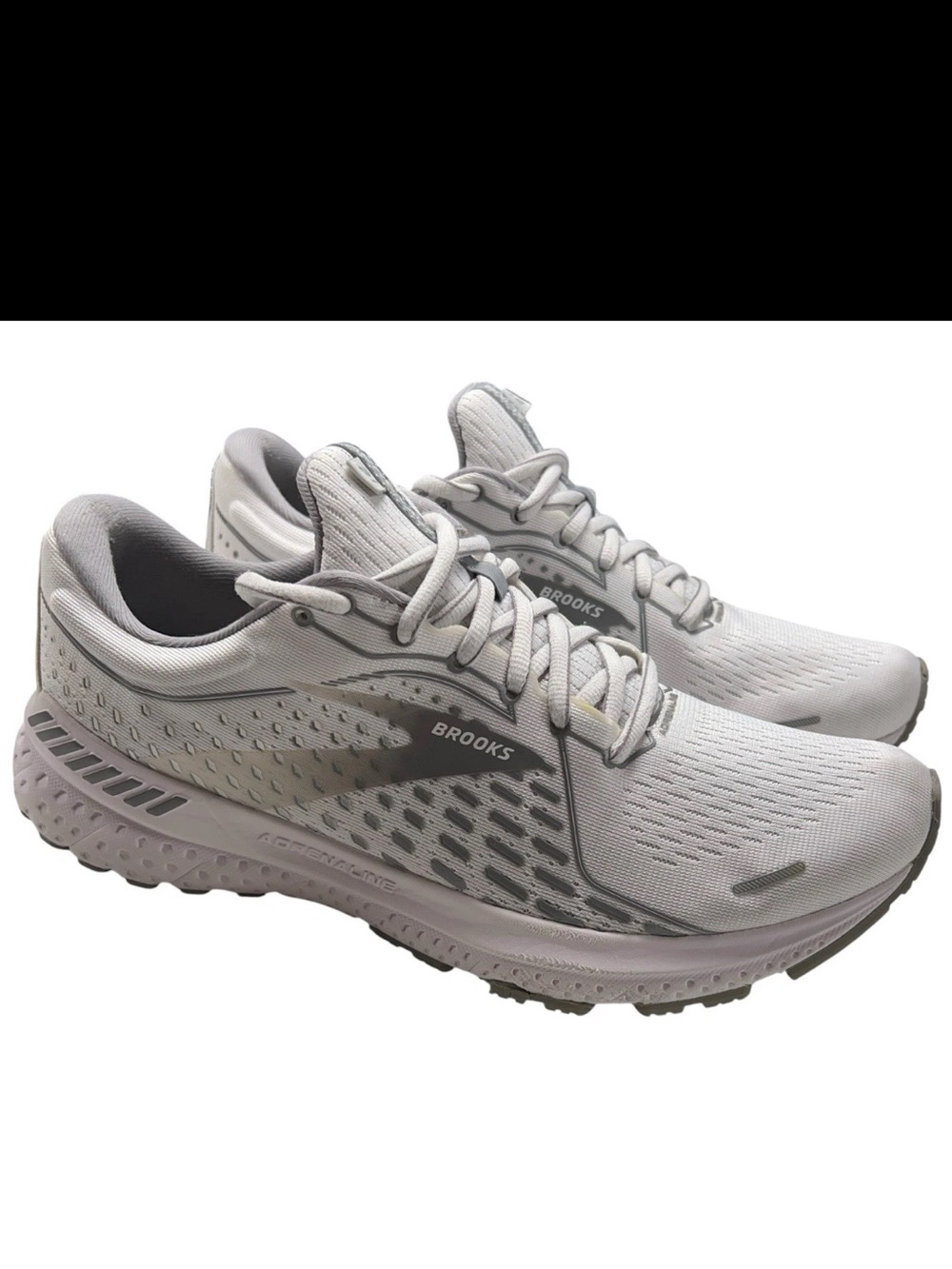 Brooks Adrenaline GTS 21 Women Size 11 Medium Running Shoes White 1203291B153 - Picture 4 of 10